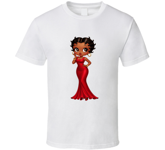 African American Betty Boop T Shirt