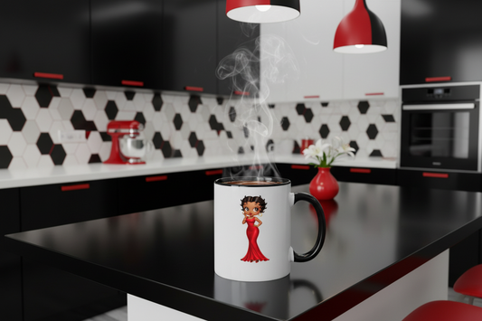 Black Betty Boop Coffee Gift Mug