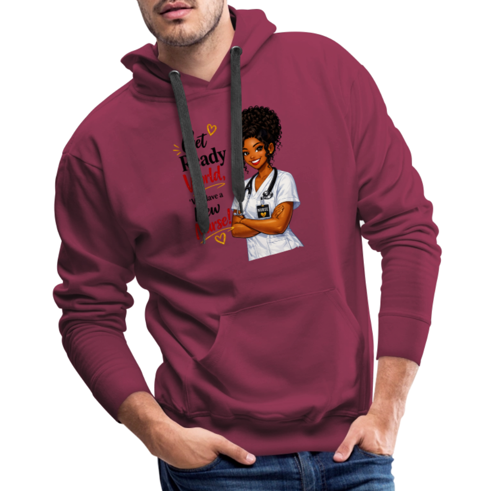 Men’s Premium Hoodie - burgundy