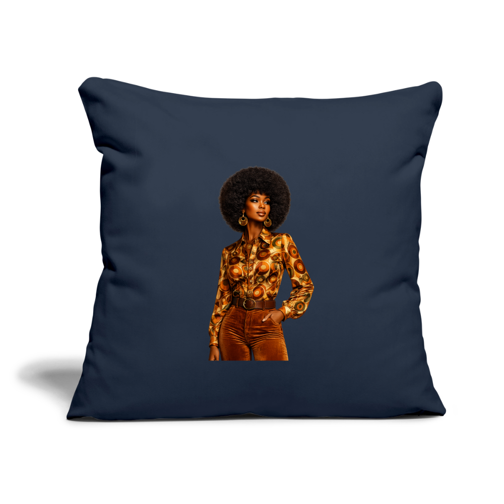 Throw Pillow Cover 18” x 18” - navy