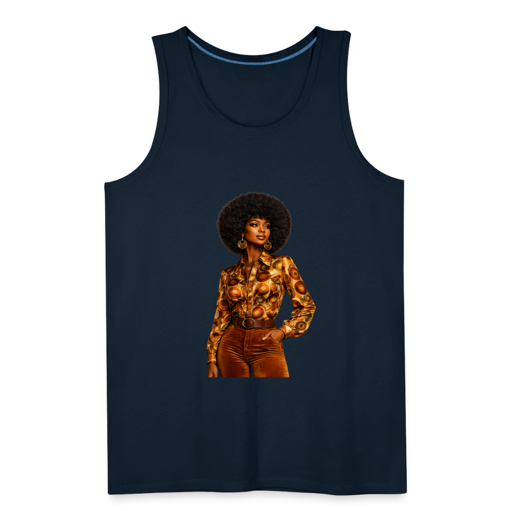 Men’s Premium Tank - deep navy