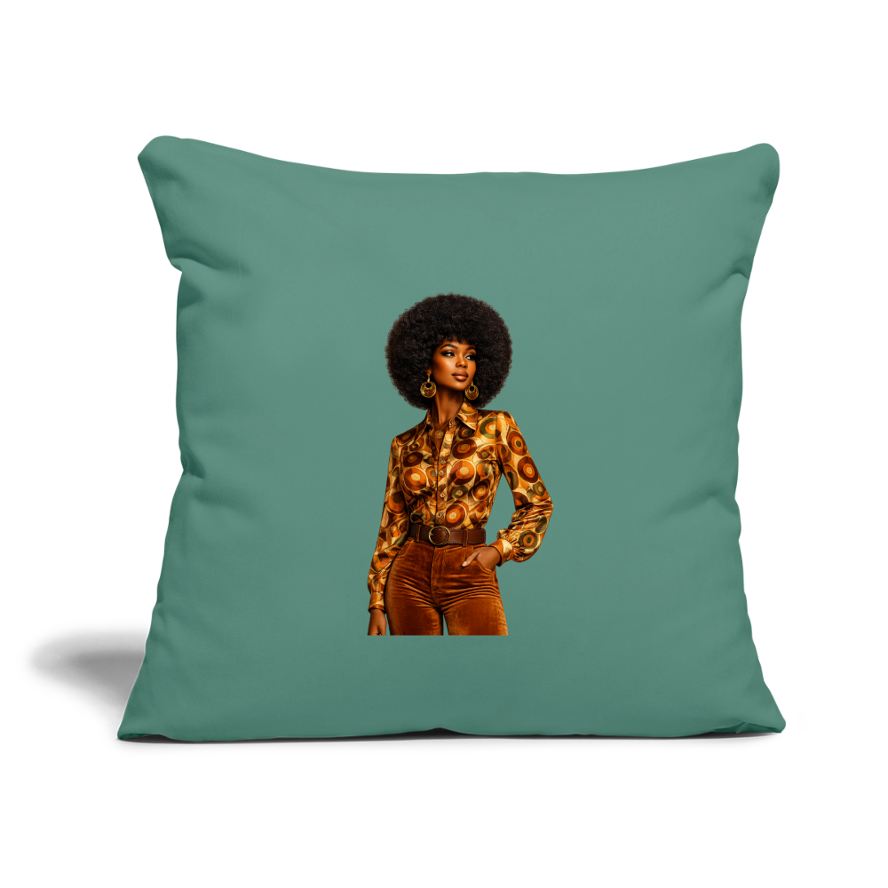 Throw Pillow Cover 18” x 18” - cypress green