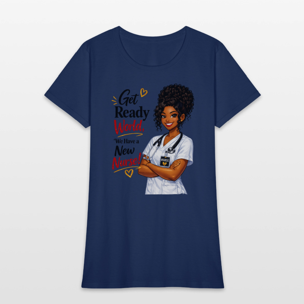 Women's T-Shirt -  blue dusk