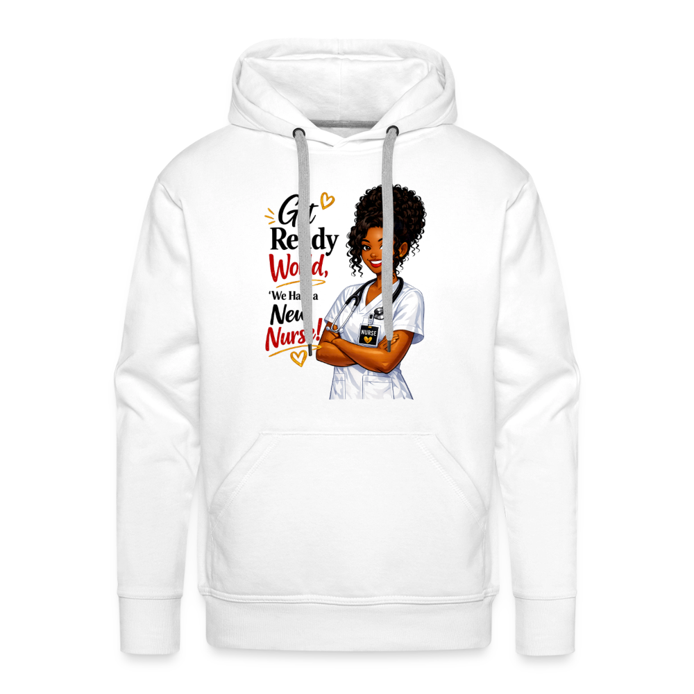 Men’s Premium Hoodie - white