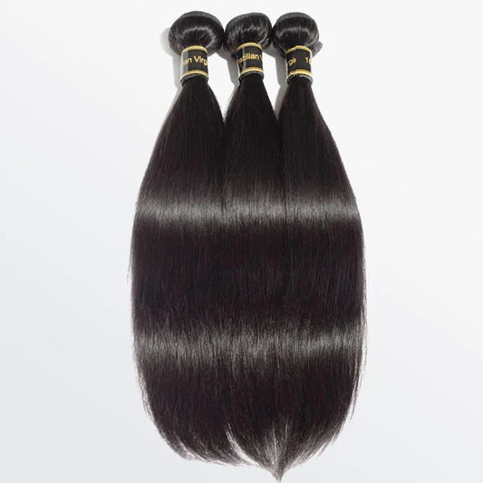 10A 10/12/14 Virgin Hair Straight 3 Bundles