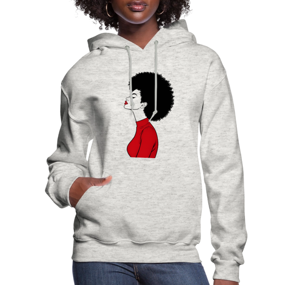 Women's Hoodie - heather oatmeal