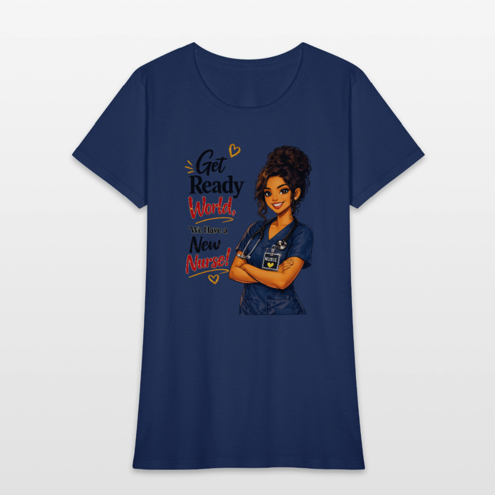 Women's T-Shirt -  blue dusk