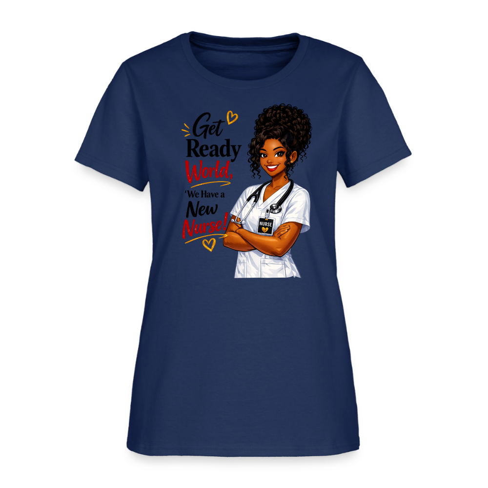 Women's T-Shirt -  blue dusk