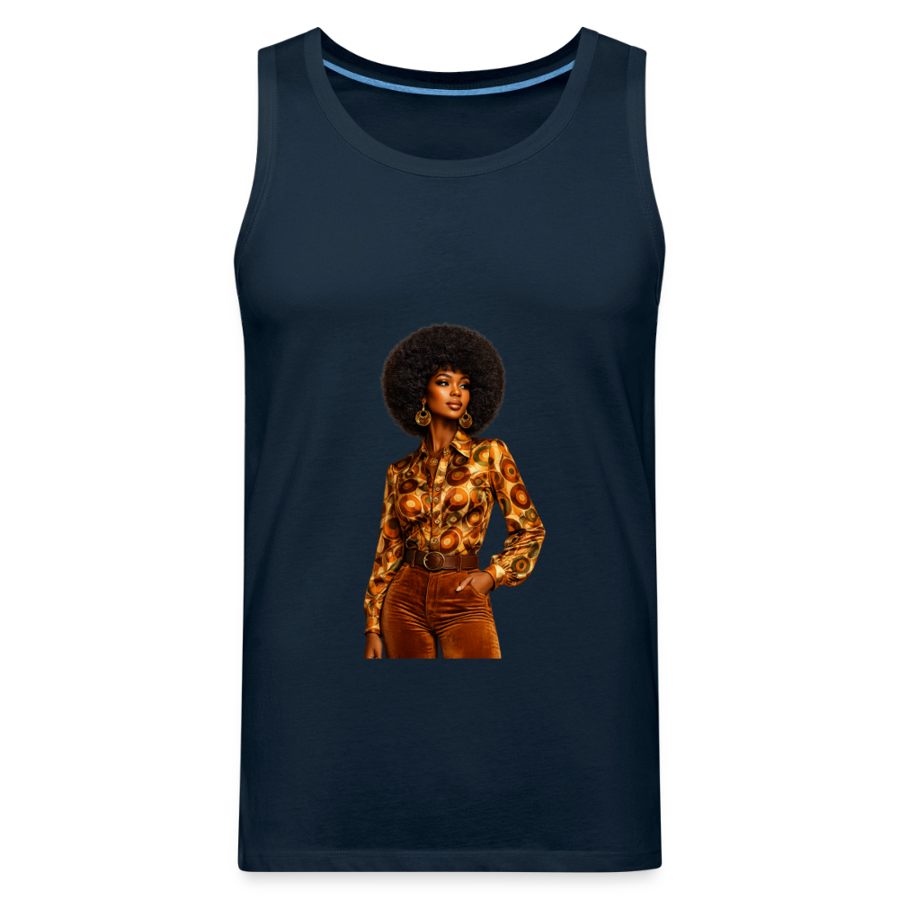 Men’s Premium Tank - deep navy