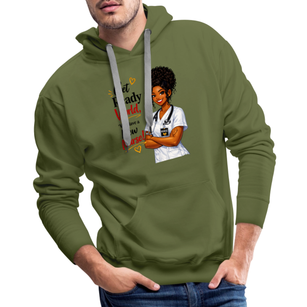 Men’s Premium Hoodie - olive green