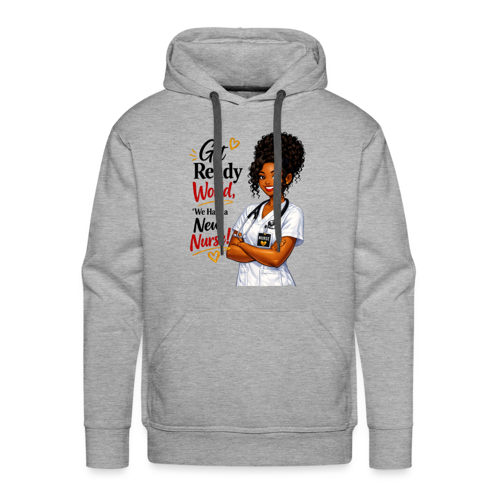 Men’s Premium Hoodie - heather grey