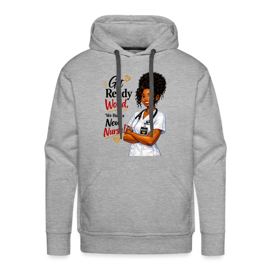 Men’s Premium Hoodie - heather grey