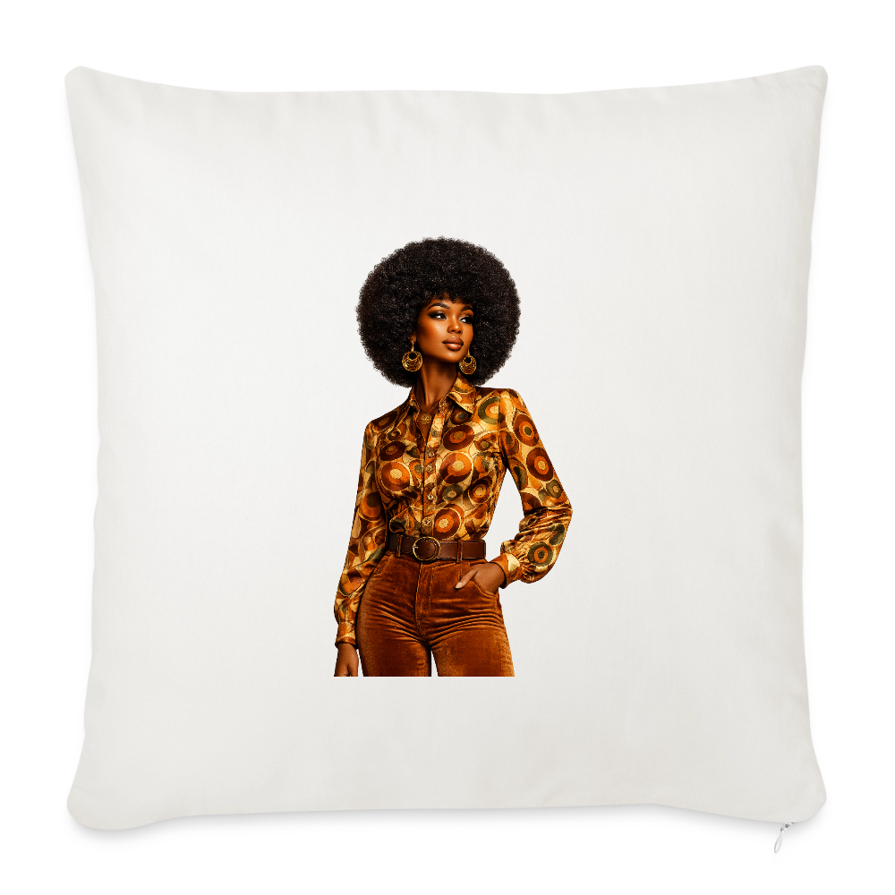 Throw Pillow Cover 18” x 18” - natural white
