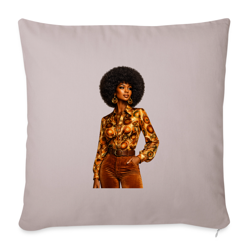 Throw Pillow Cover 18” x 18” - light taupe