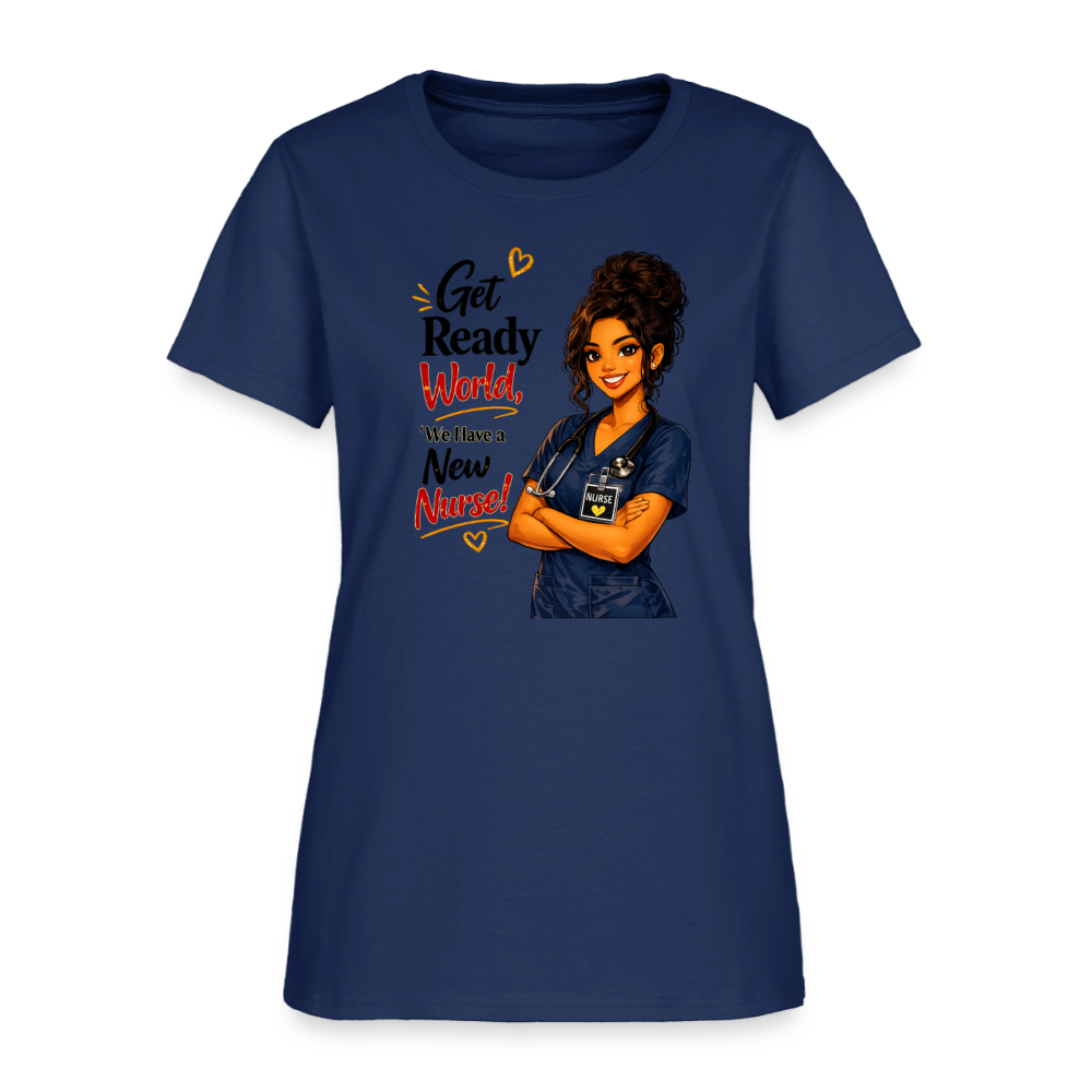Women's T-Shirt -  blue dusk