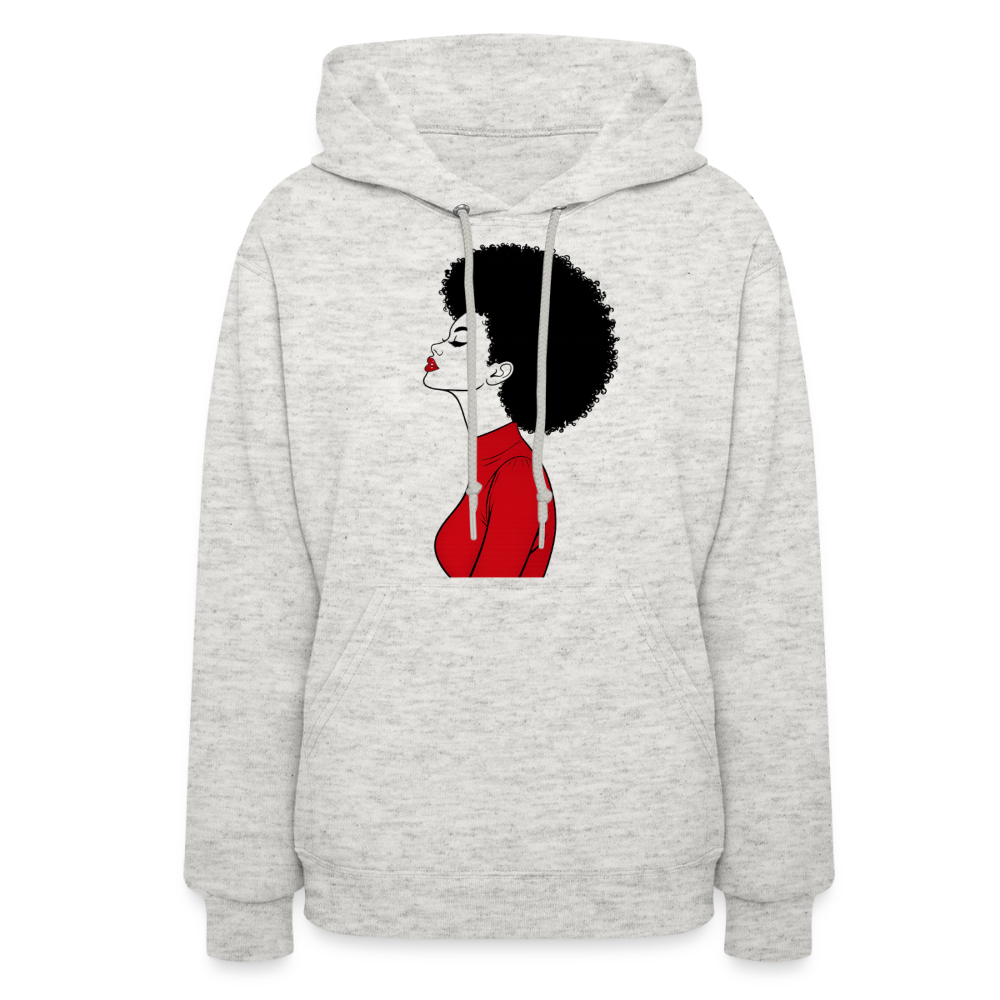 Women's Hoodie - heather oatmeal