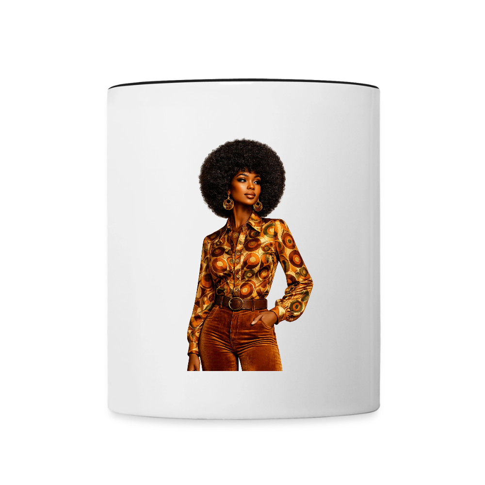 Contrast Coffee Mug - white/black