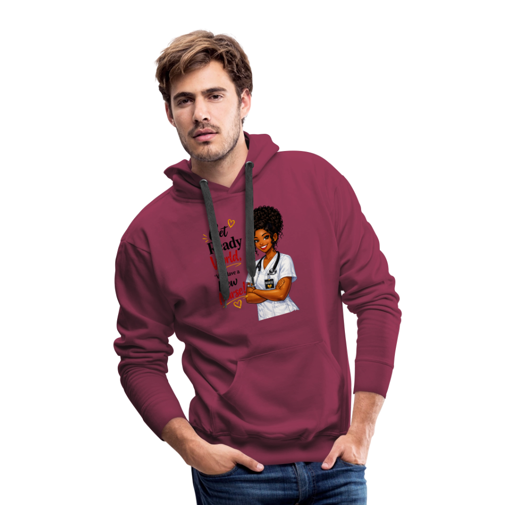 Men’s Premium Hoodie - burgundy
