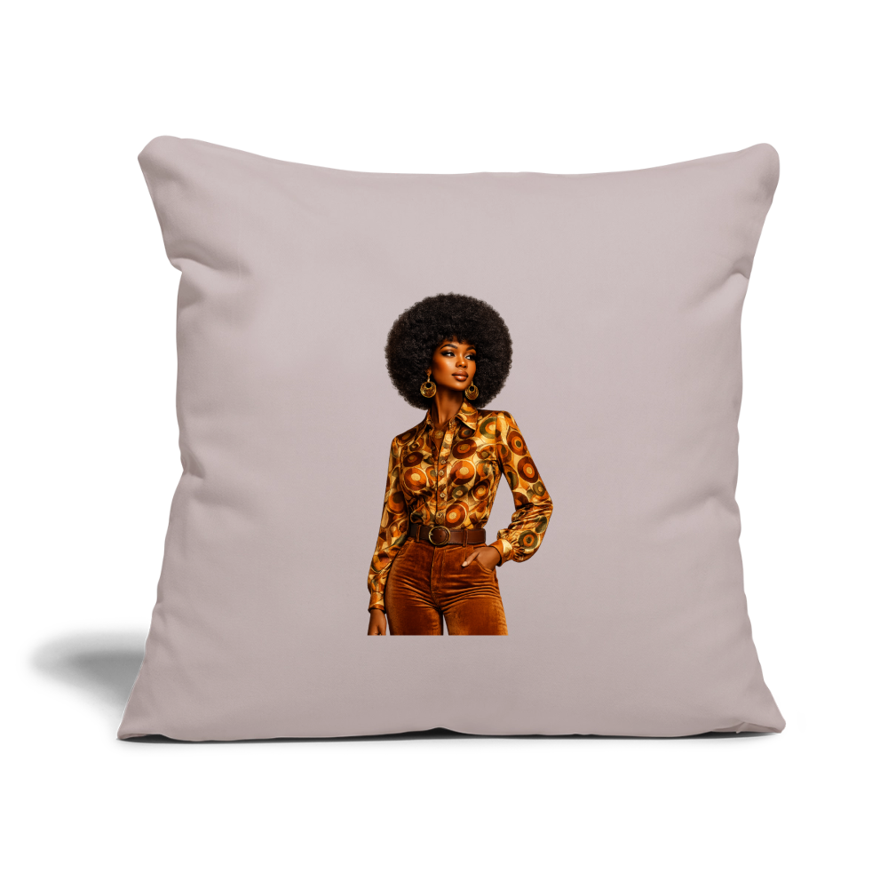 Throw Pillow Cover 18” x 18” - light taupe