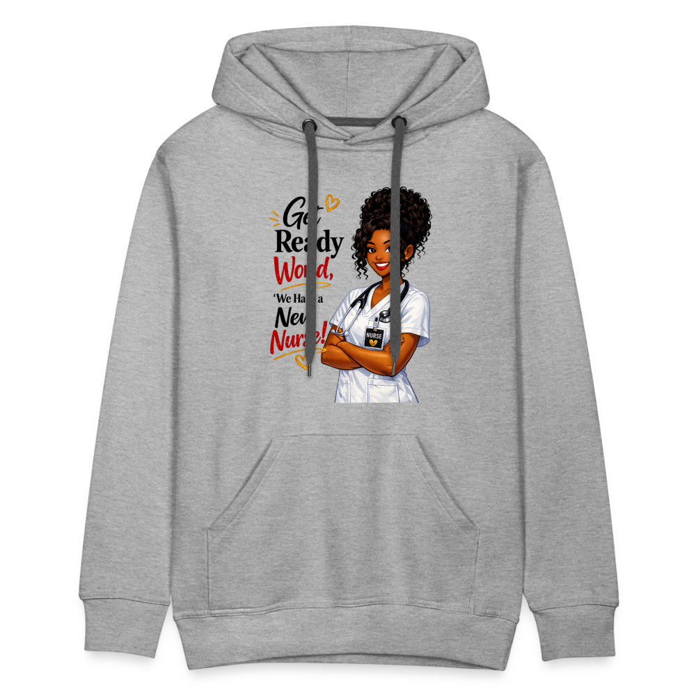 Men’s Premium Hoodie - heather grey