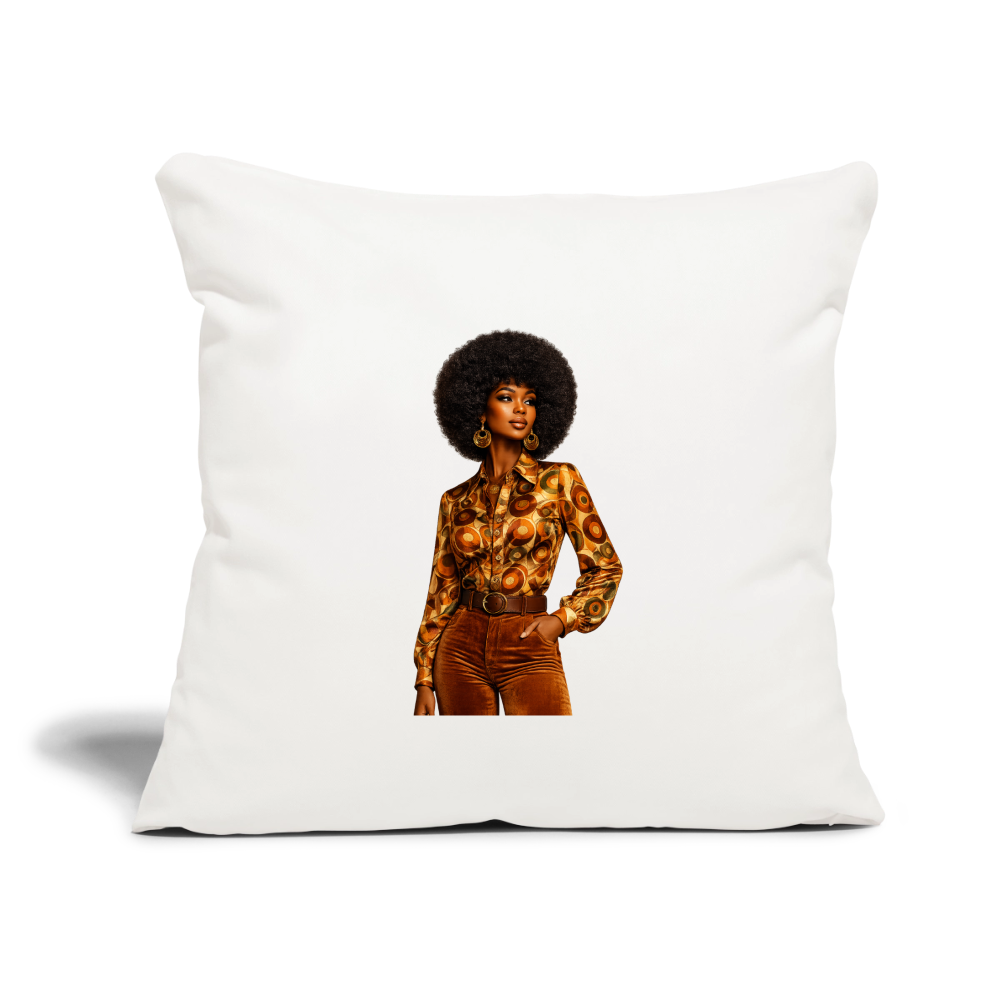 Throw Pillow Cover 18” x 18” - natural white