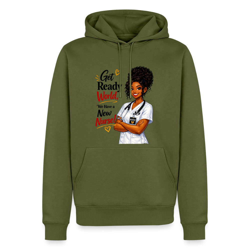 Men’s Premium Hoodie - khaki green 