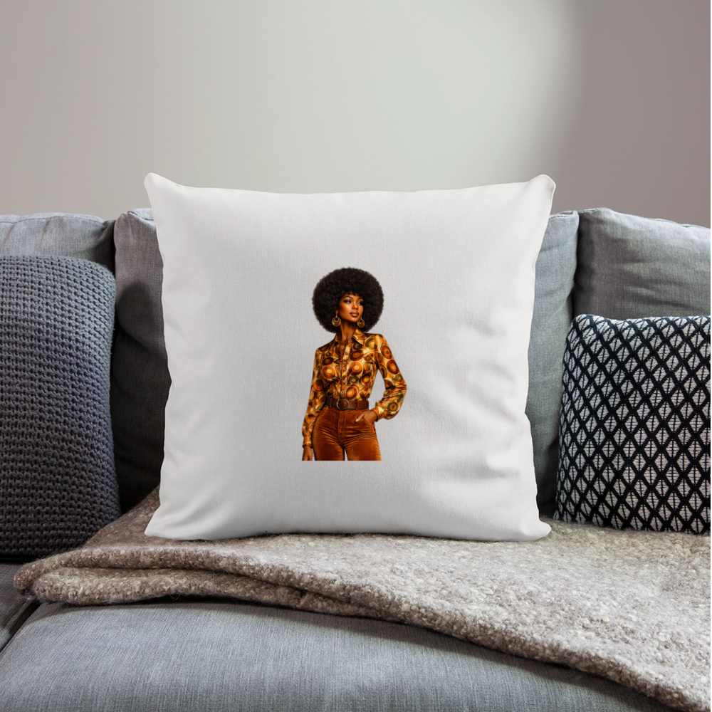 Throw Pillow Cover 18” x 18” - natural white