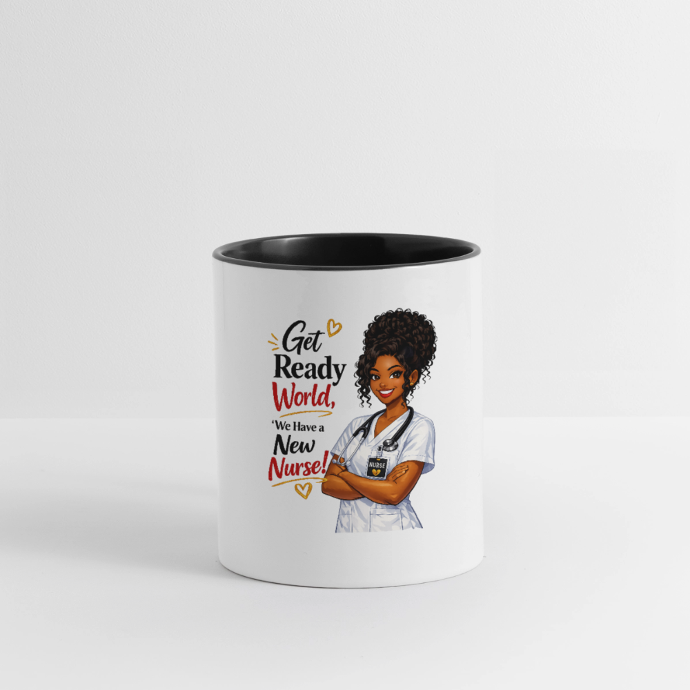 Contrast Coffee Mug - white/black