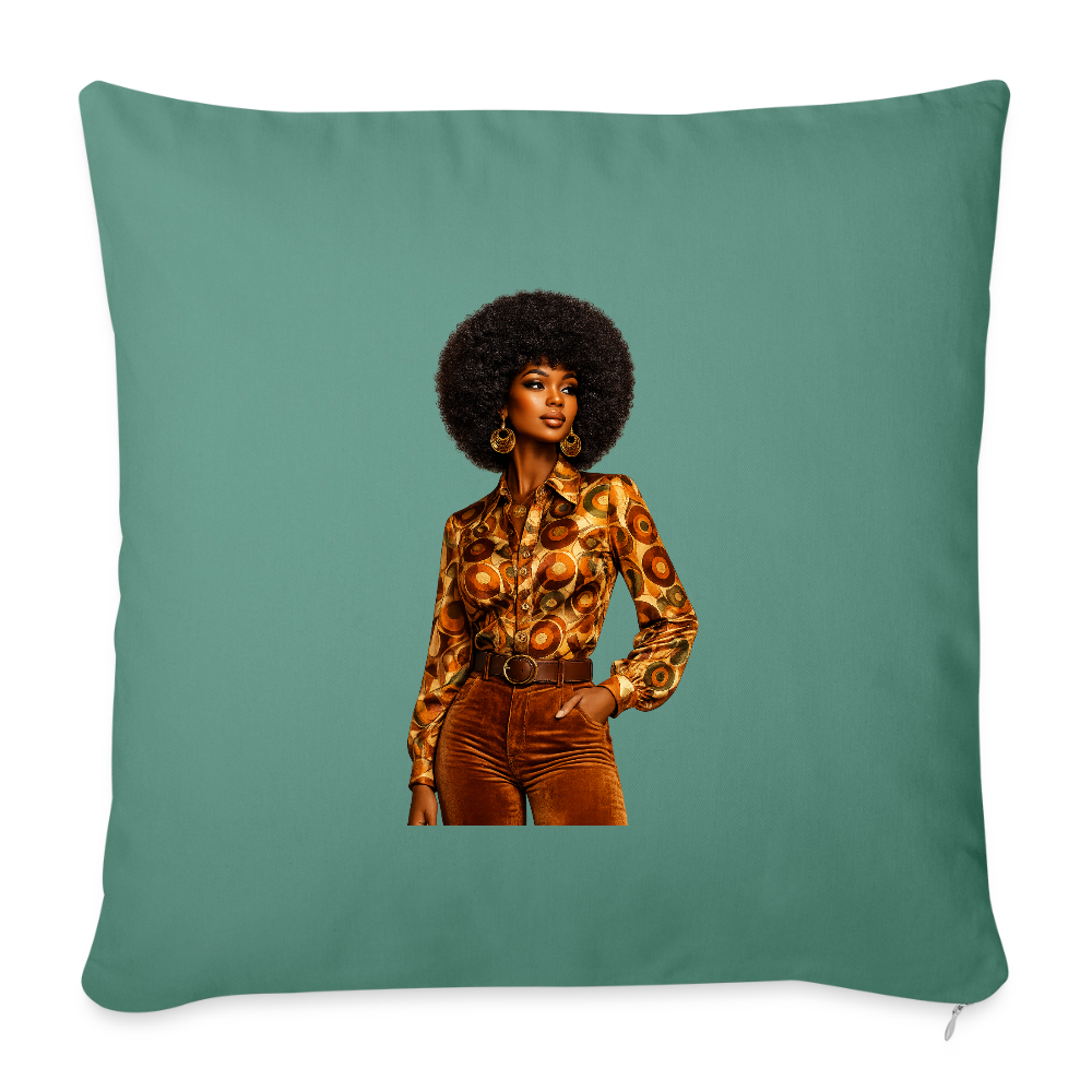 Throw Pillow Cover 18” x 18” - cypress green