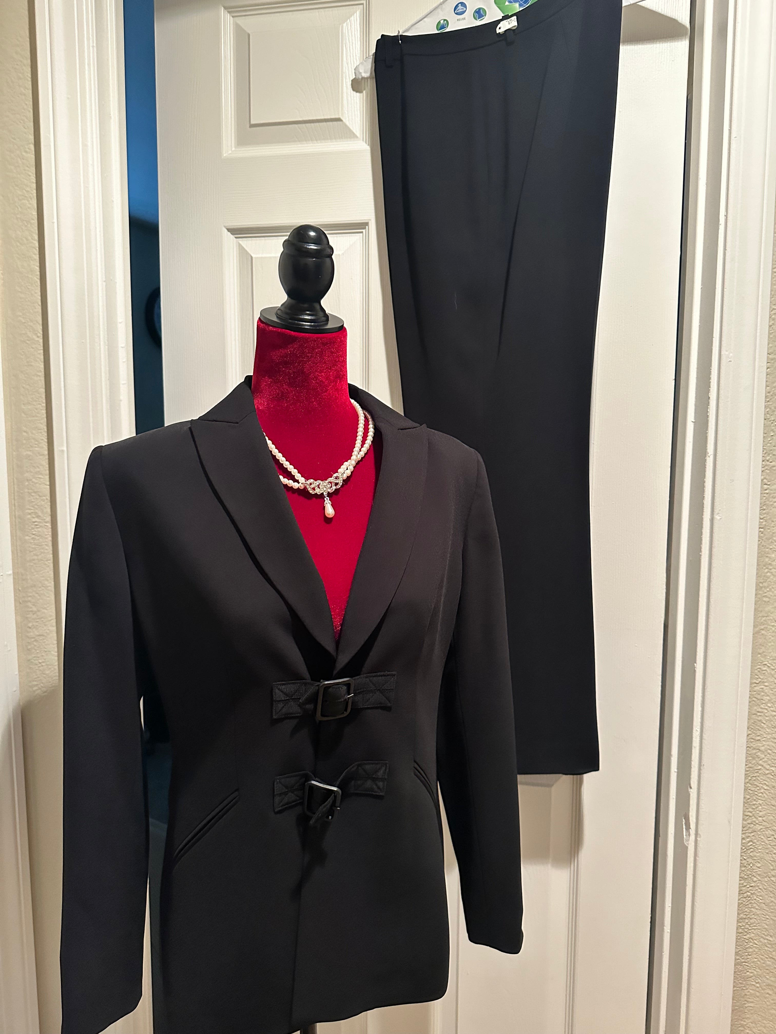 Two Piece Kasper Brand Jacket and Pants set Pants Suit Uylee s Boutique