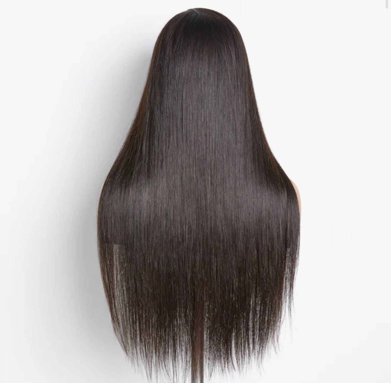 Glueless 3D Cap Pre-bleached Straight 13x4 Transparent Lace Front Wig 150% Density