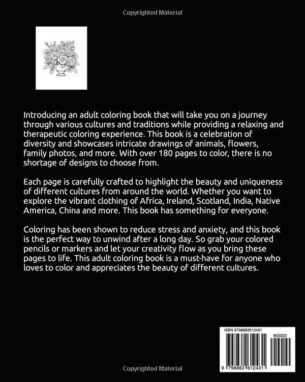 Lovely Adult Coloring Book: 8x10 Size (Adult Coloring Books - Stress Relief and Self Care) Paperback©️