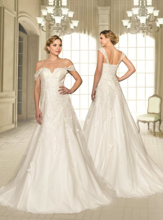 (LIVE 63) OFFWhite Wedding Dress Formal Party Dress for Special Occasions - Elegant Women's Wear - Womenswear