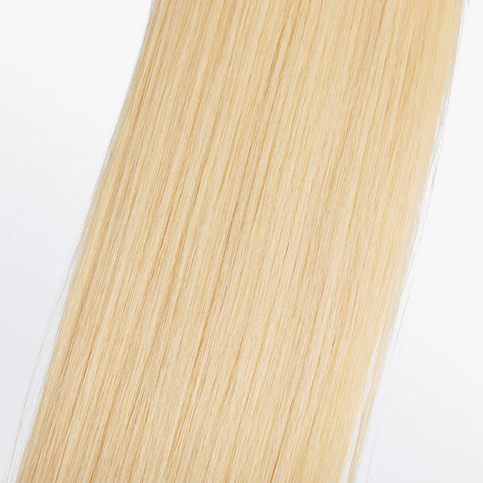 12-30 Inch #613 Lightest Blonde Straight Colored Remy Hair - Human Hair Bundle