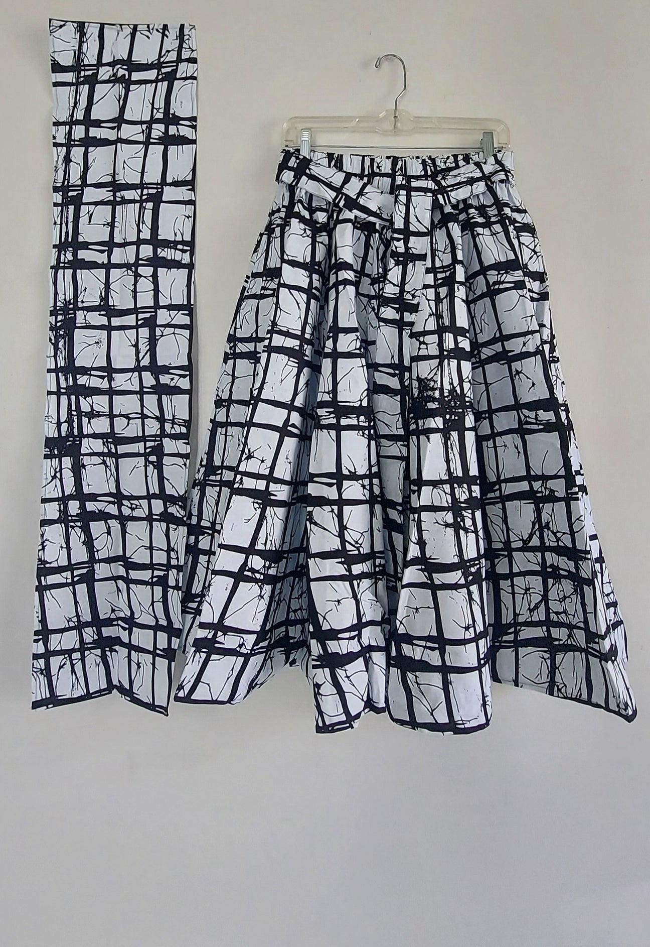 Ankara Midi Flare Skirt 1312 J