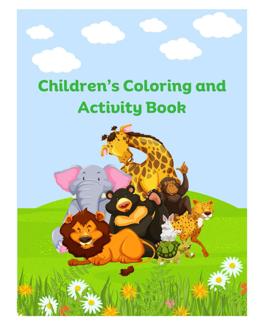 Children's Coloring and Activity Book: Coloring and Color by Number (Teaching Children to Read and Write with Fun) Paperback - 262 pages