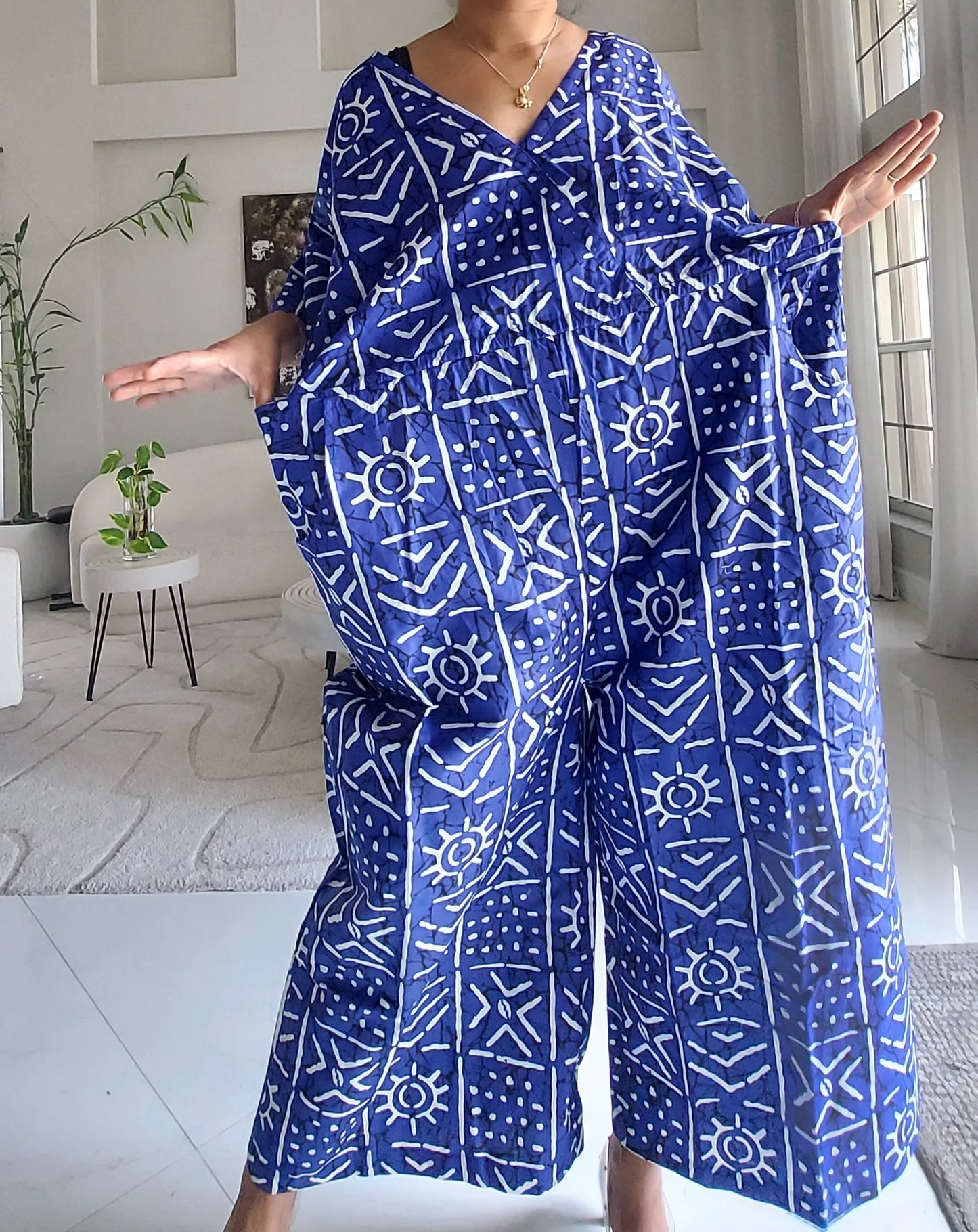 Ankara Wide-Leg Jumpsuit KVZ40 D
