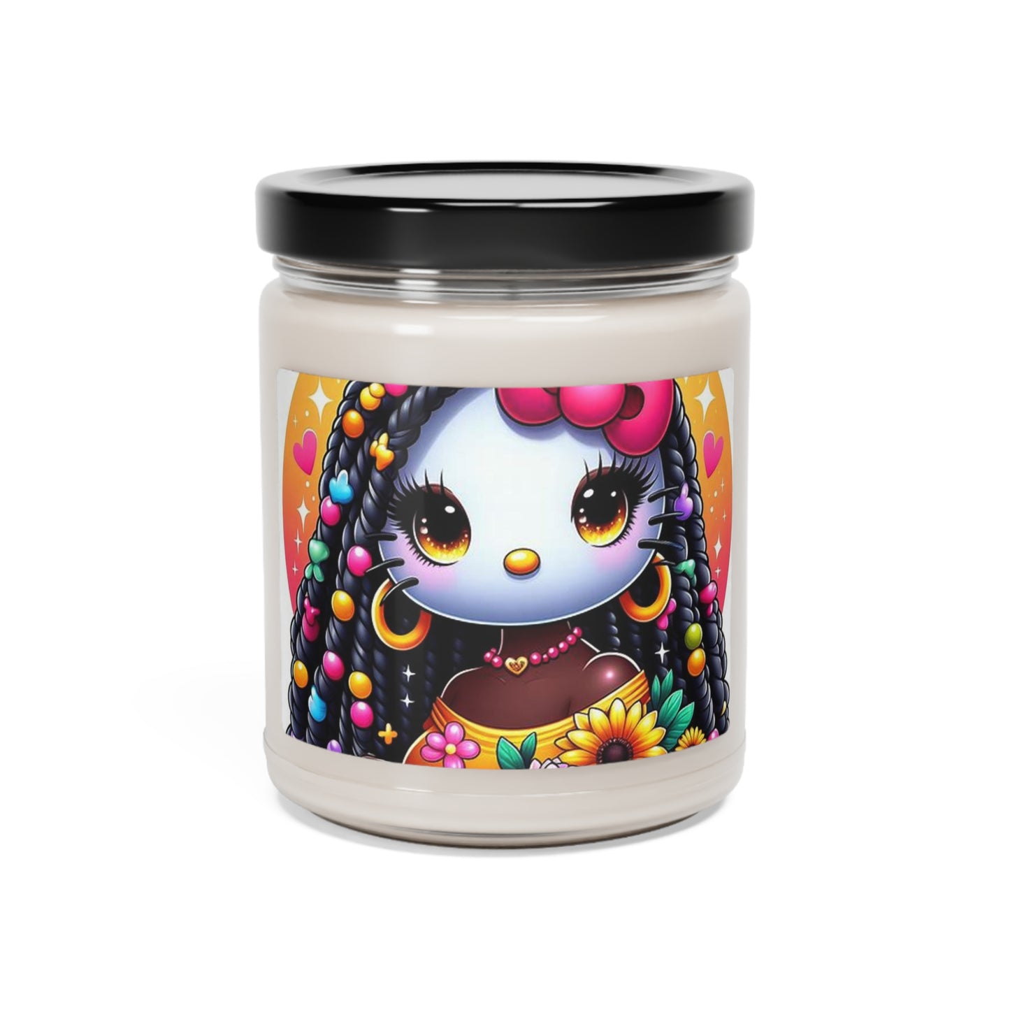 African American Hello Kitty Scented Soy Candle, 9oz