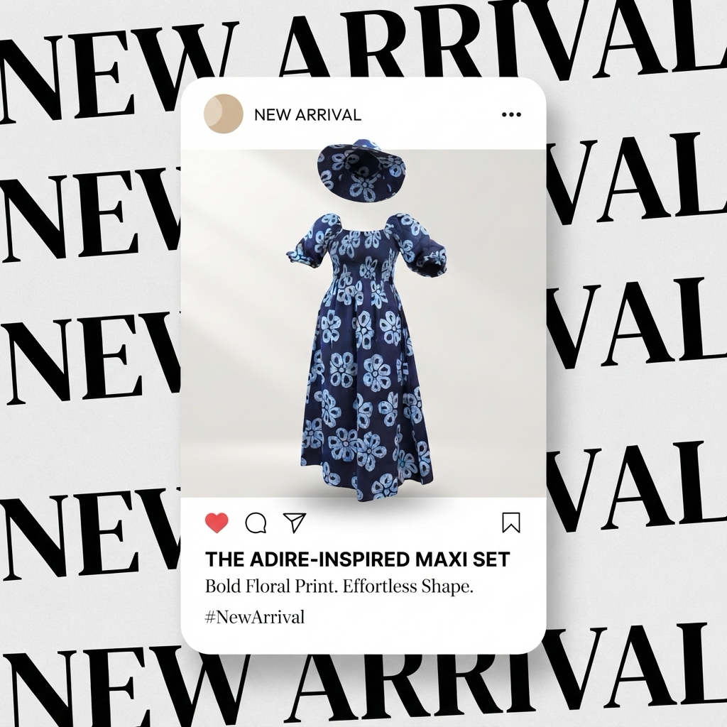 Maxi Slit Dress with Hat and Scarf (S6)