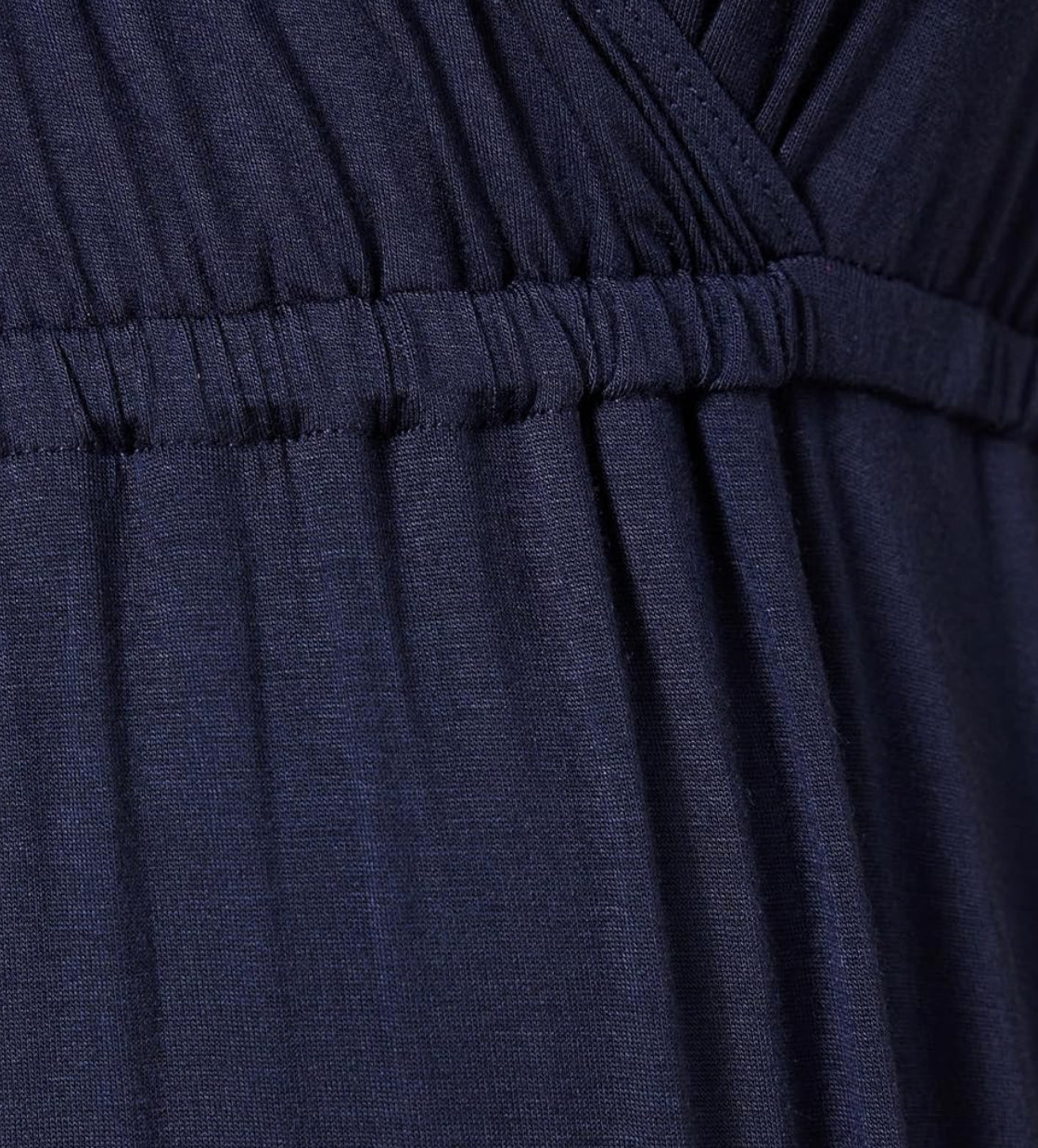 Plus Size Blue Waisted Maxi Dress, Size 1X