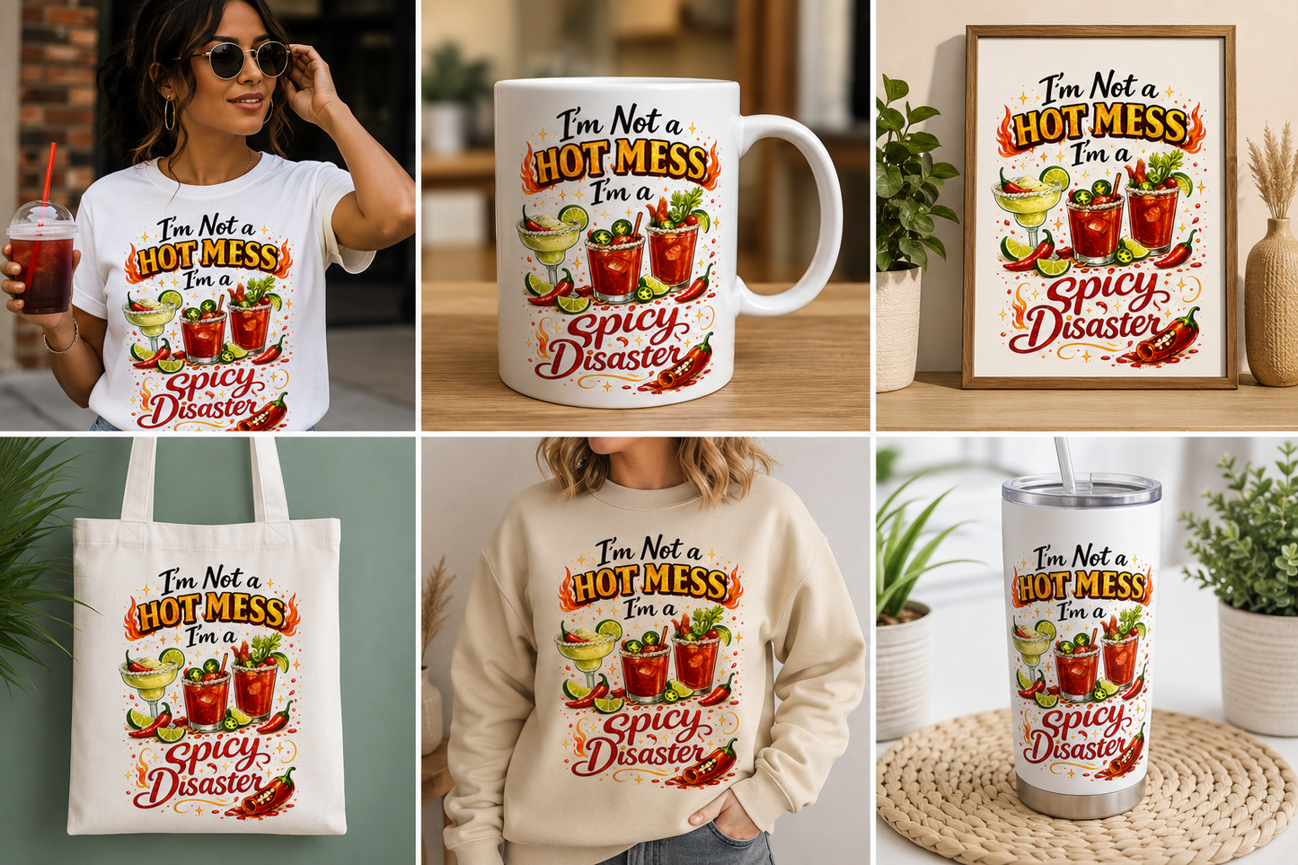 I'm Not a Hot Mess, I'm a Spicy Disaster – FREE PNG Download