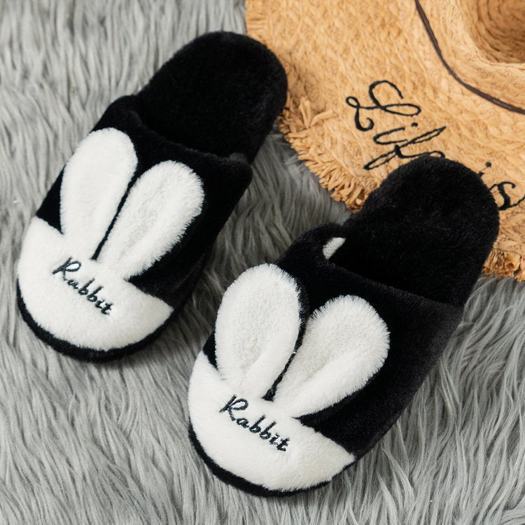 Rabbit Ears Round Toe Slippers