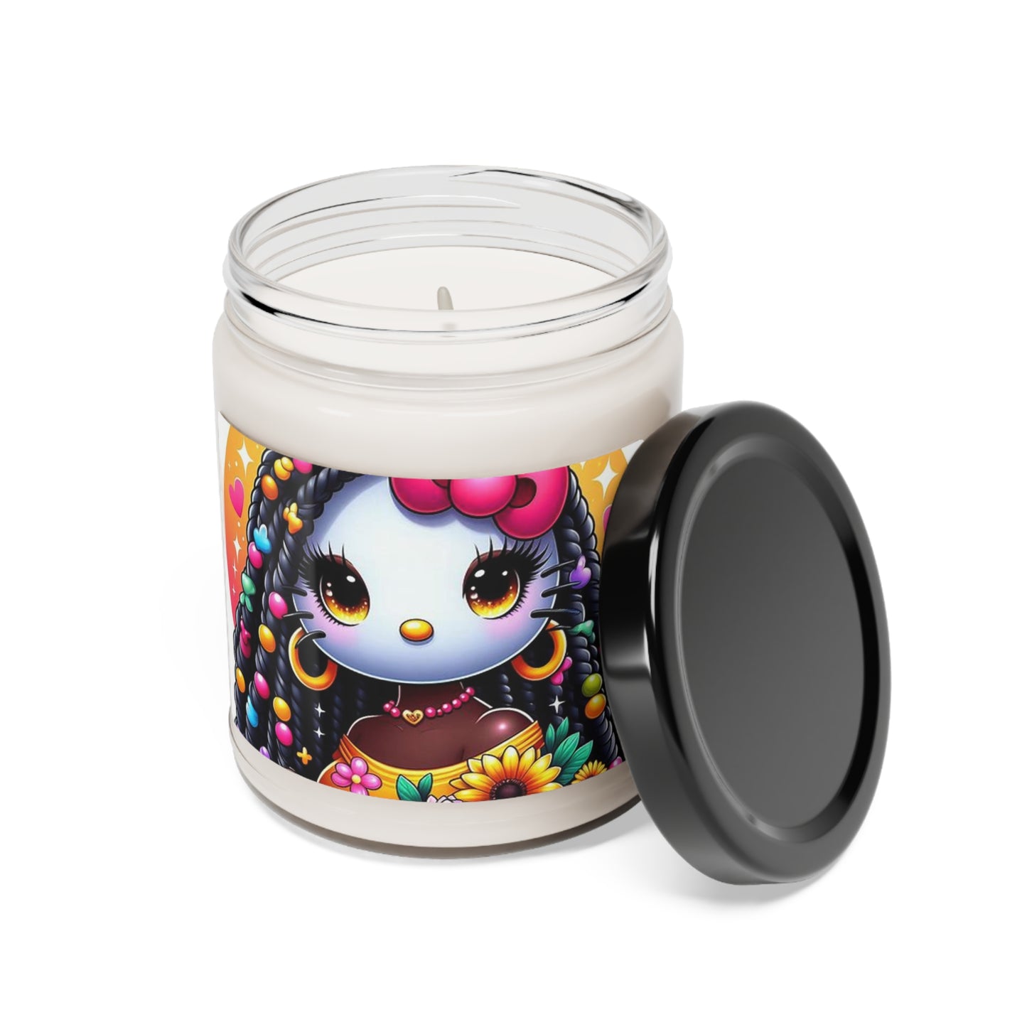 African American Hello Kitty Scented Soy Candle, 9oz