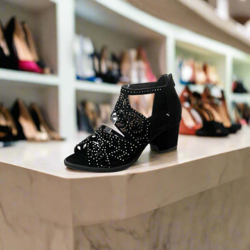 Open Toe Block Heels Sandals