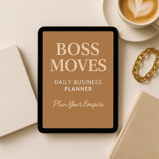 Boss Moves Daily Business Planner – Editable Canva Format