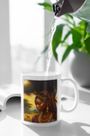 Beautiful Ceramic Custom Mug - African Woman in Jungle