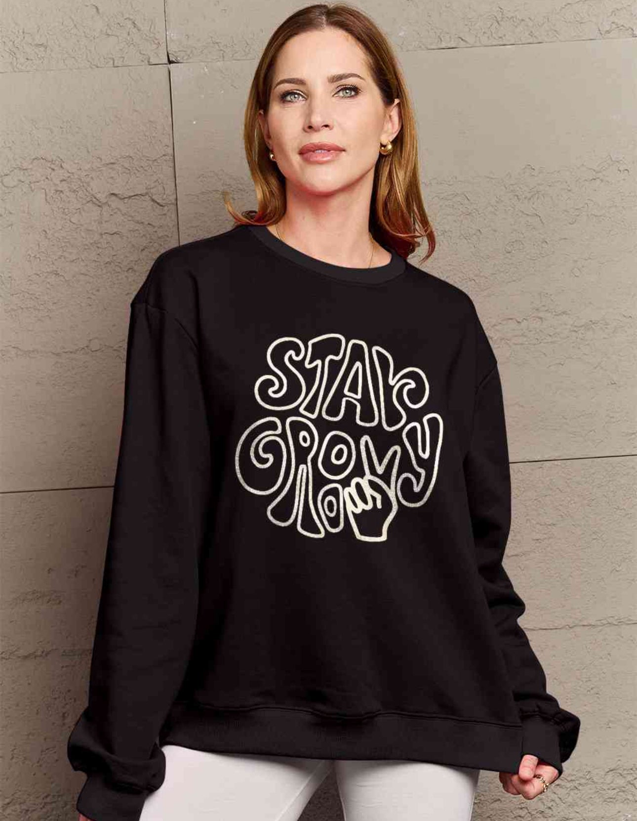 Simply Love Full Size Graphic Sweatshirt
