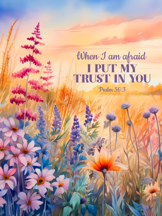 FREE “I put my trust in you”. Psalm 56:3 - Cell Phone & Desktop Screensavers - Digital Download only
