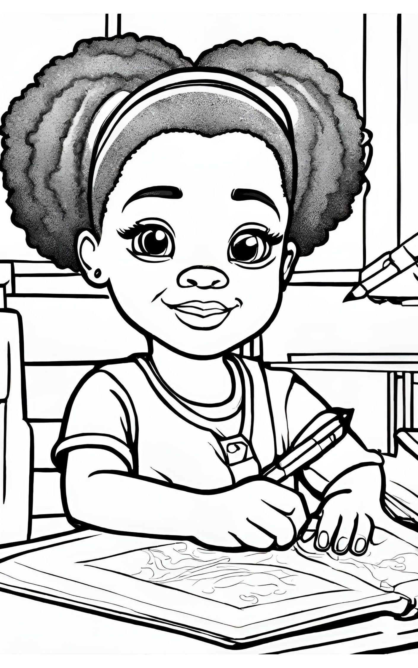 A Coloring Book that Looks like Me! - Paper Back and Hardcopy©️