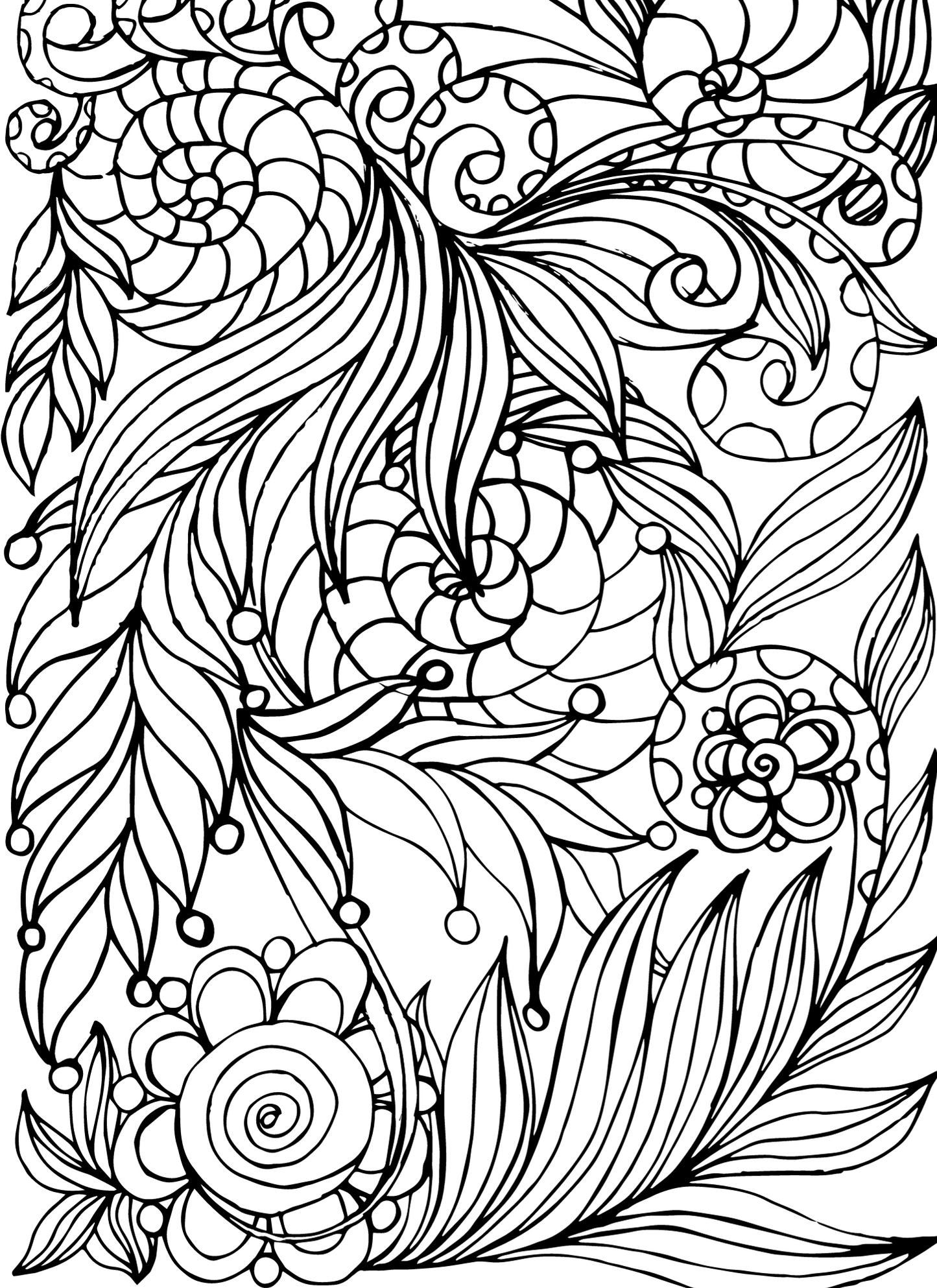 Adult Coloring Book: Stress Relief (Adult Coloring Books - Stress Relief and Self Care) Paperback ©️